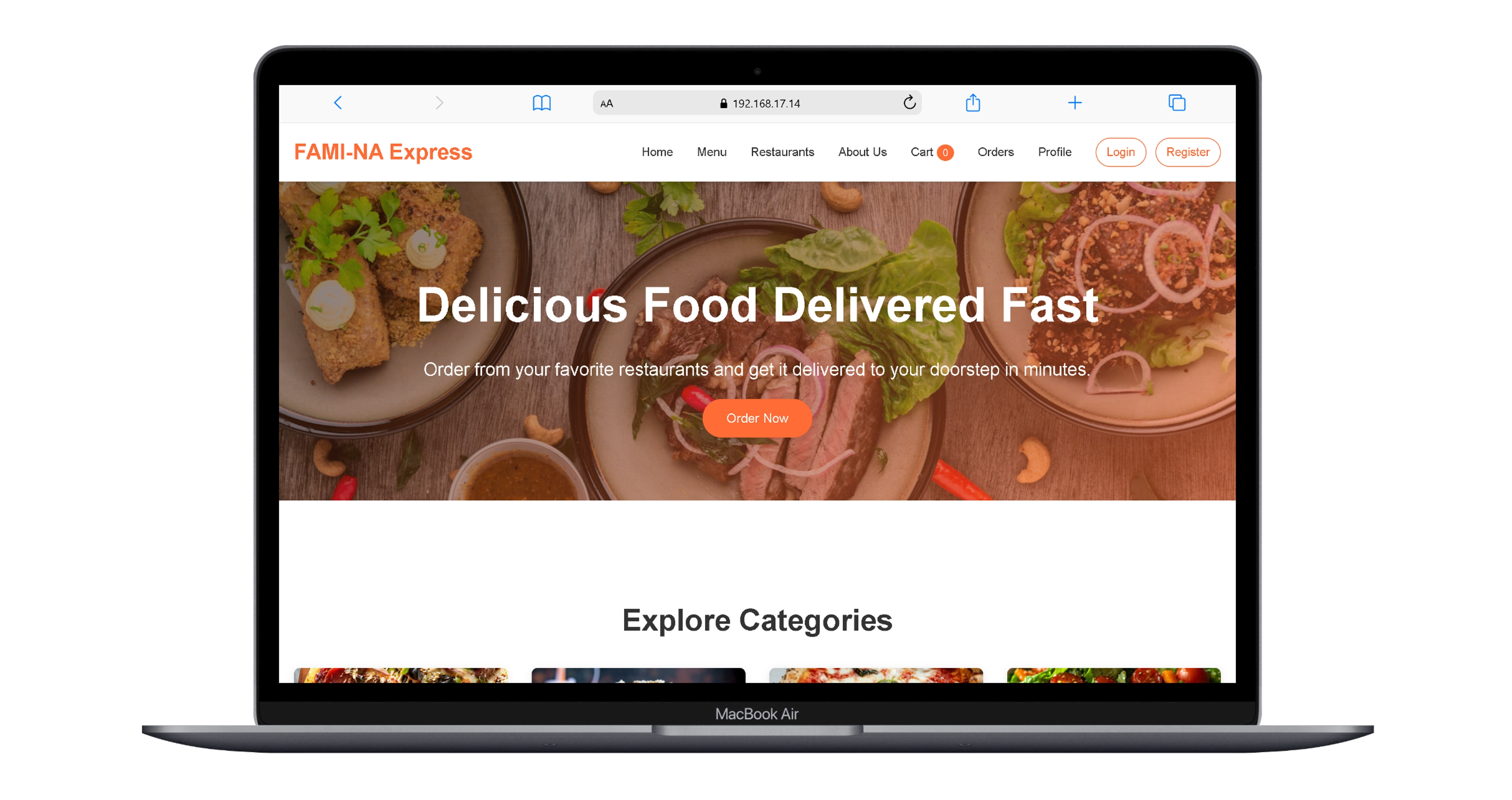 FAMI-NA Express project screenshot